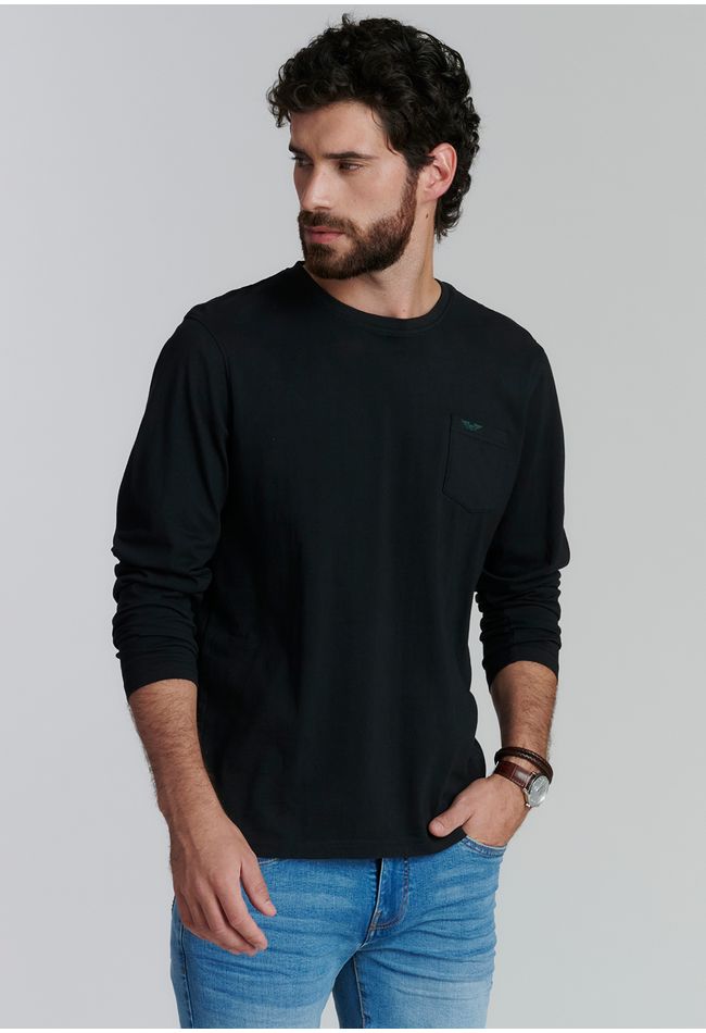Polera Básica Oregon Fr Black
