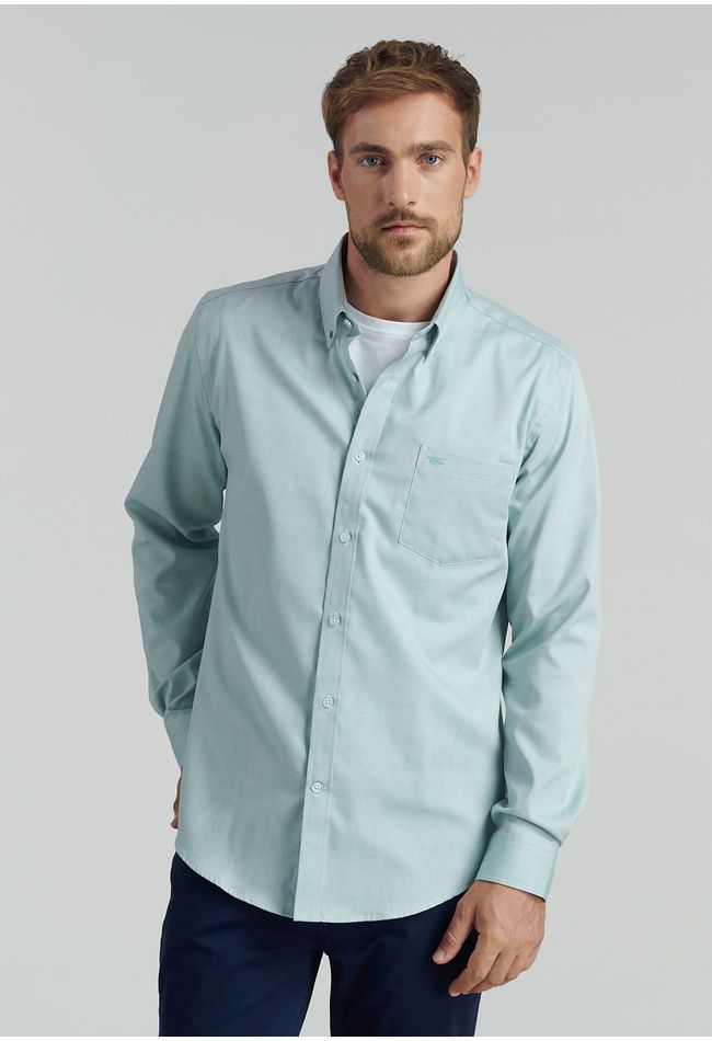 Camisa Smart Casual Oxford Sc Green