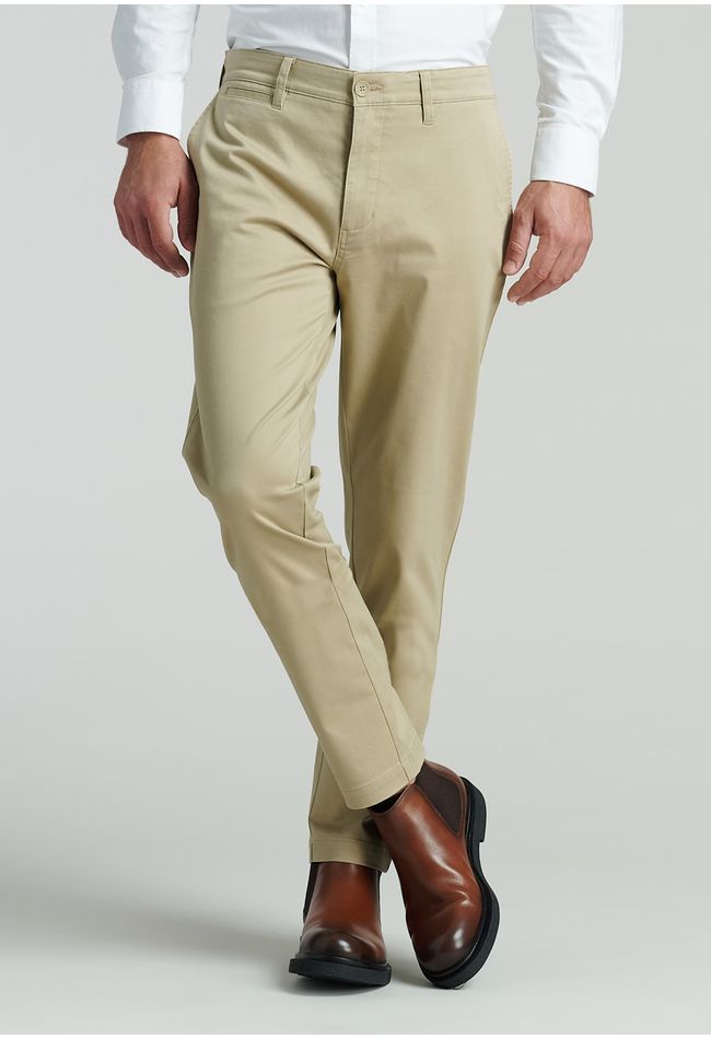 Pantalón Twill Slim /31 Business Khaki