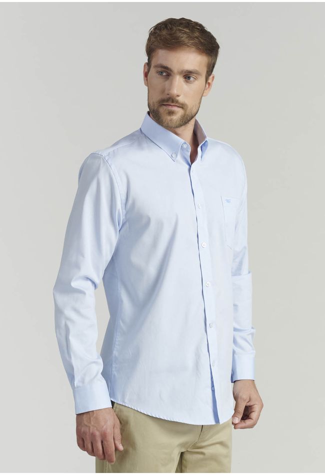 Camisa Smart Casual Oxford Sc Sky