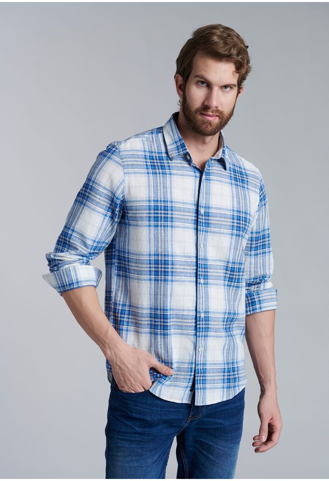 Camisa Checkered Montana Fj Sand