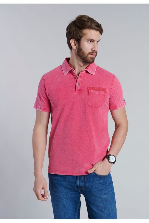 Polera Polo Hawai Dk Coral