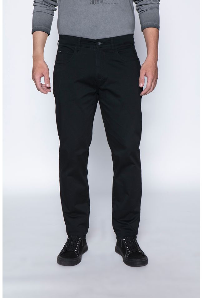 Pantalón Negro Five Pocket