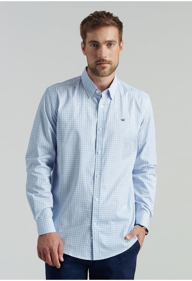 Camisa Boston Smart Casual Blue