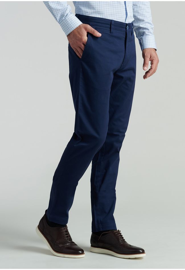 Pantalón Twill Slim /33 Business Dk.Blue