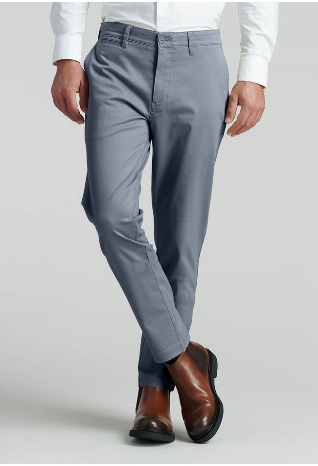 Pantalón Twill Slim /31 Business Metal