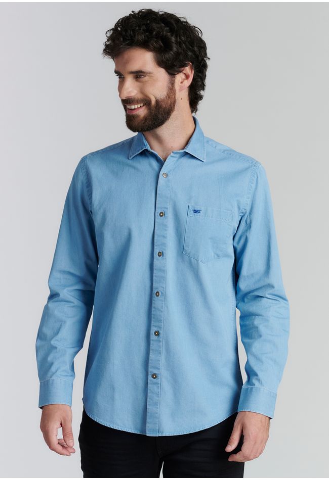 Camisa Portland Fr Lt Denim