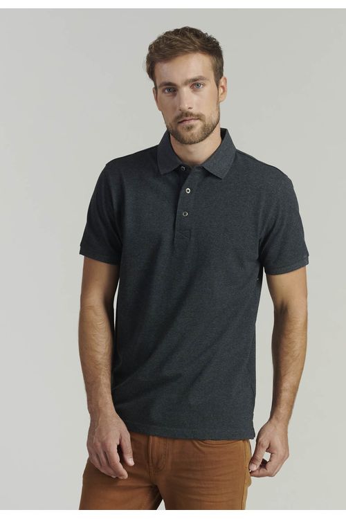 Polera Boston Fjs Dk Grey Melange