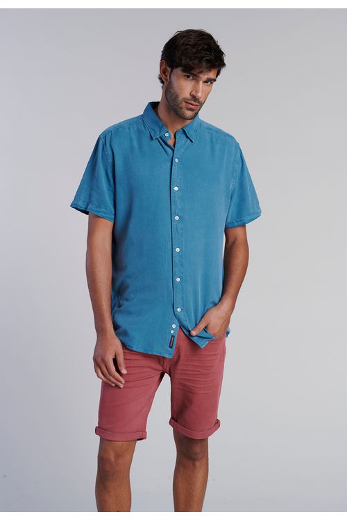 Camisa Sport Lyocell Fj Indigo
