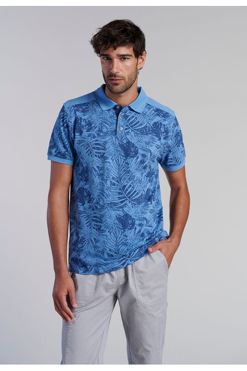 Polera Polo Miami Blue