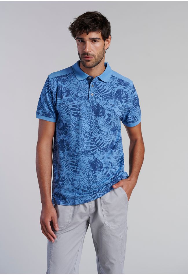 Polera Polo Miami Blue