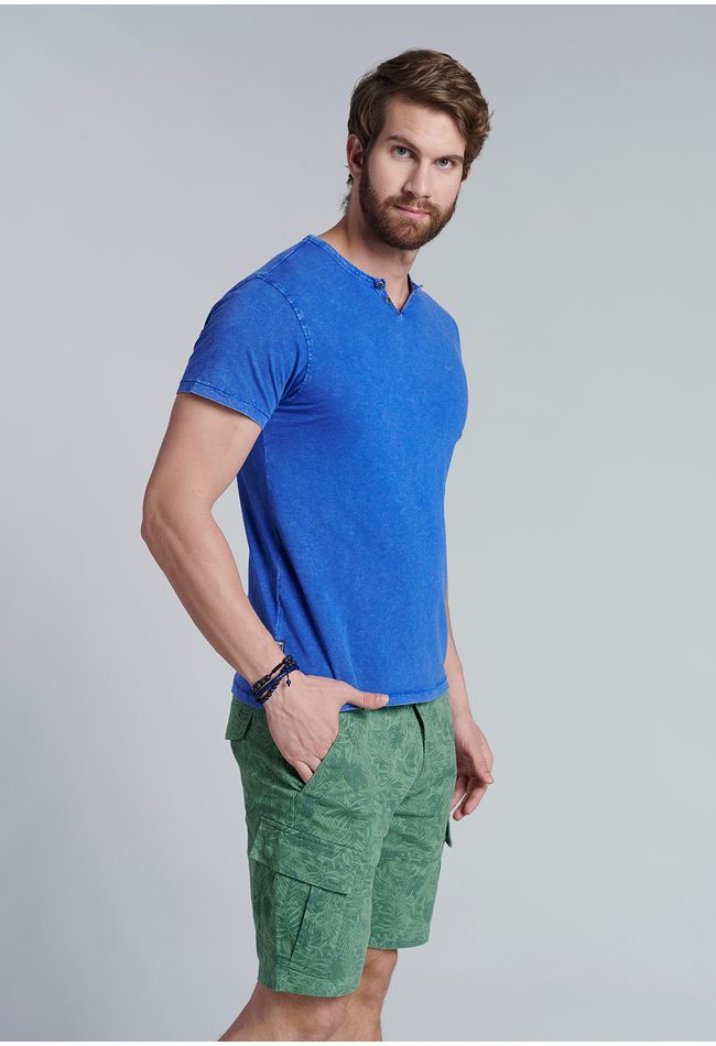 Polera Henley Oregon Lt. Blue