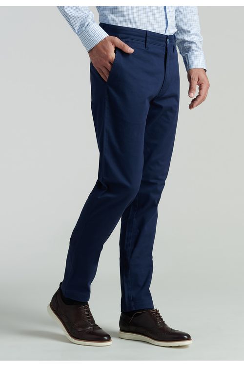 Pantalón Twill Slim /33 Business Dk.Blue