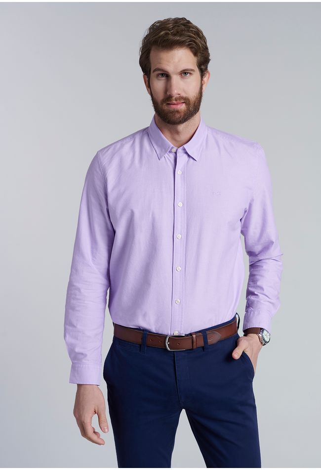 Camisa Sport Oxford Violet
