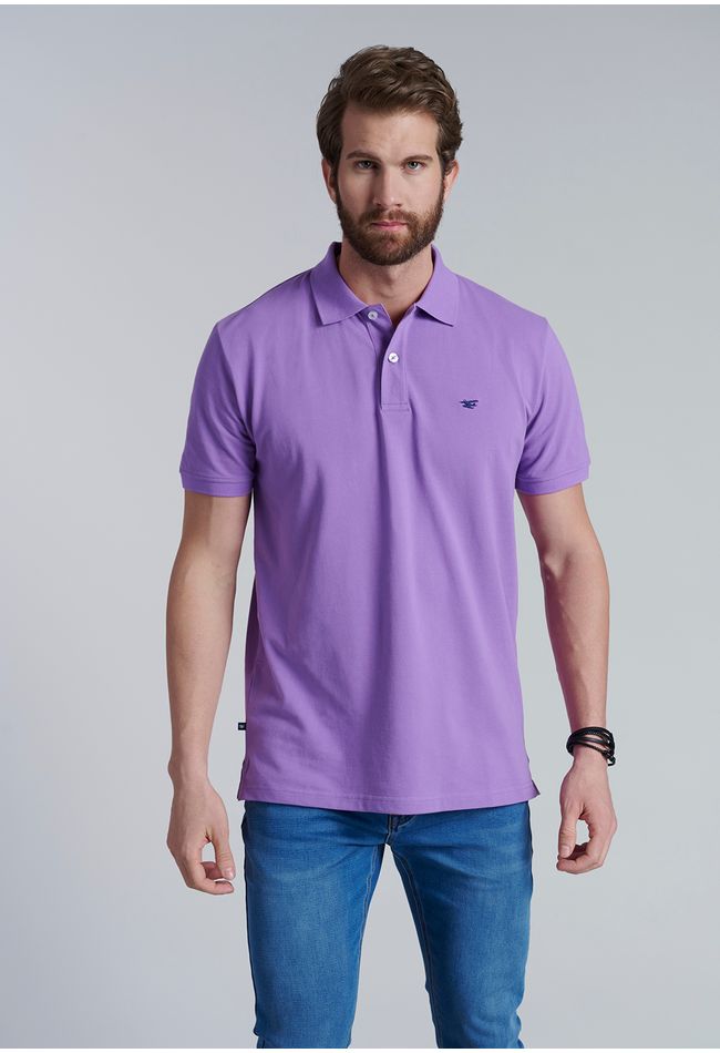 Polera Basica Pique Violet