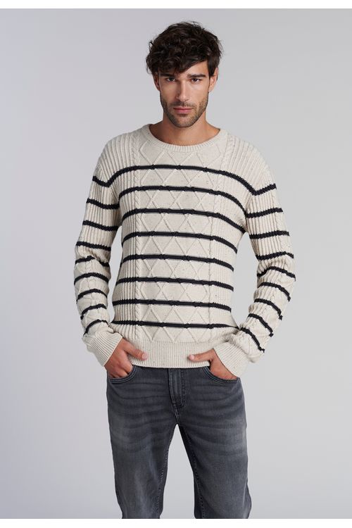 Sweater Portland F Ecru