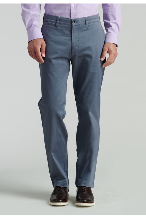 Pantalón Twill Without Pleats L/33 Business Metal