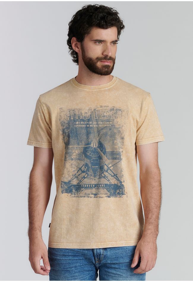 Polera Boston Fjs Camel