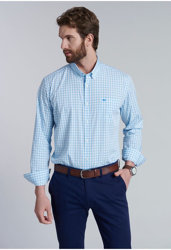 Camisa Check Bahamas Sc Blue