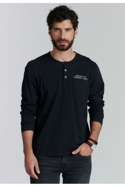 Polera Florida Fjs Black