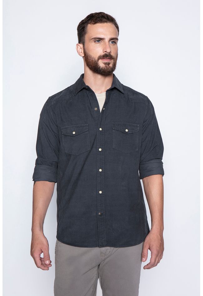 Camisa Metal Corduroy