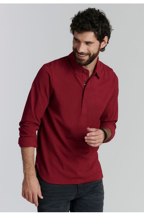 Polera Denver Fjs Burgundy