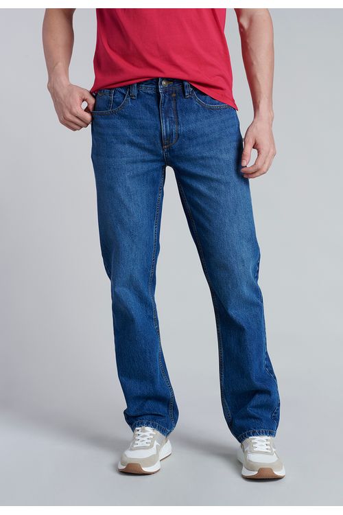 Jeans Ferouch Básico Orlando Navy
