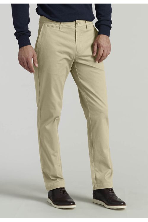 Pantalón Twill Without Pleats L/31 Business Khaki