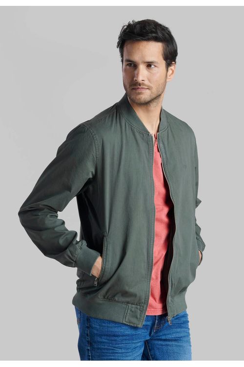Chaqueta Bomber Sport Grey