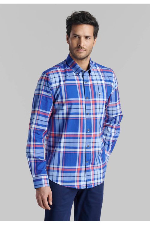 Camisa Long Beach Fr Blue
