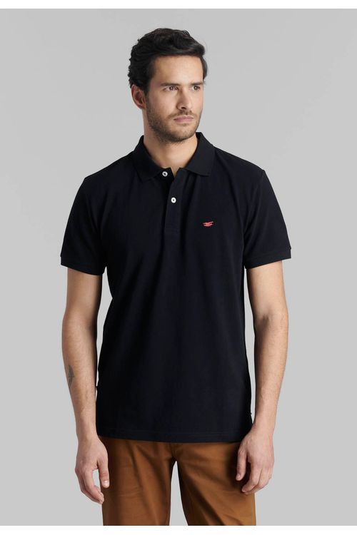 Polera Pique Básica Fr Black