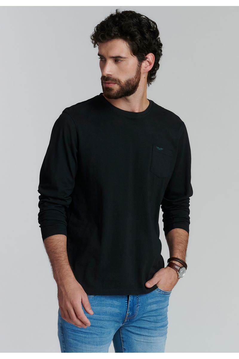 Polera Básica Oregon Fr Black