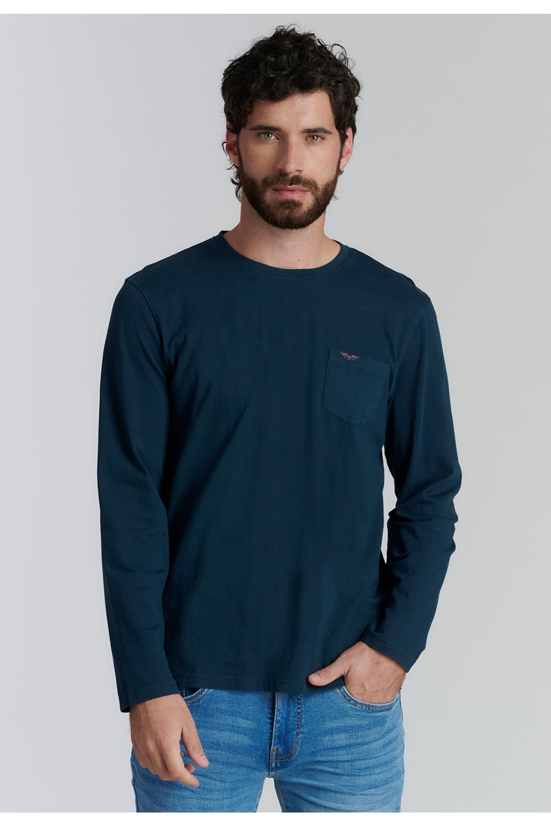 Polera Básica Oregon Fr Marine
