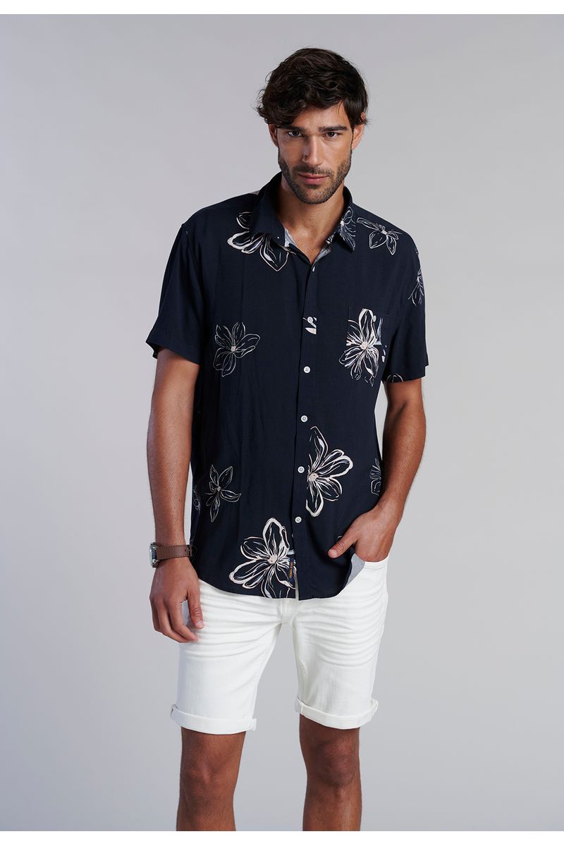 Camisa Estampada Denver Fj Black