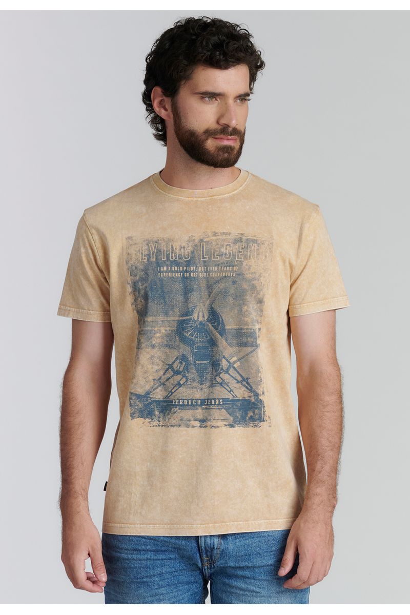 Polera Boston Fjs Camel