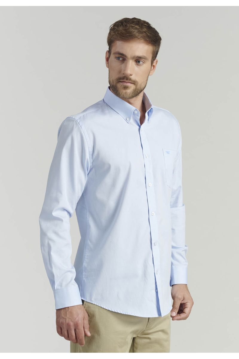 Camisa Smart Casual Oxford Sc Sky