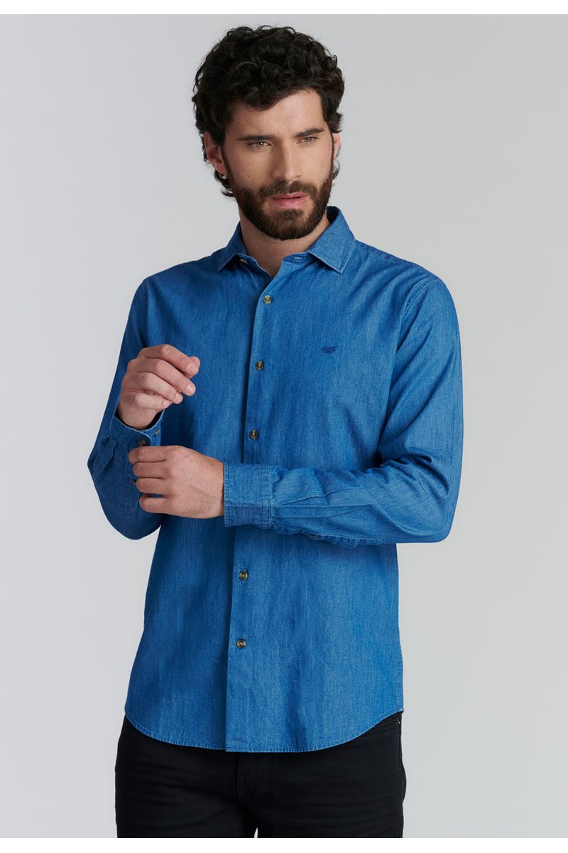 Camisa Manhattan Fr Blue