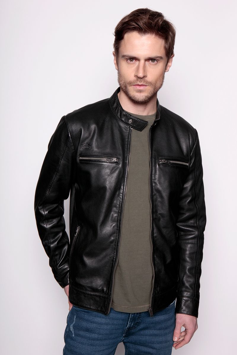 Chaqueta De Cuero Memphis Black