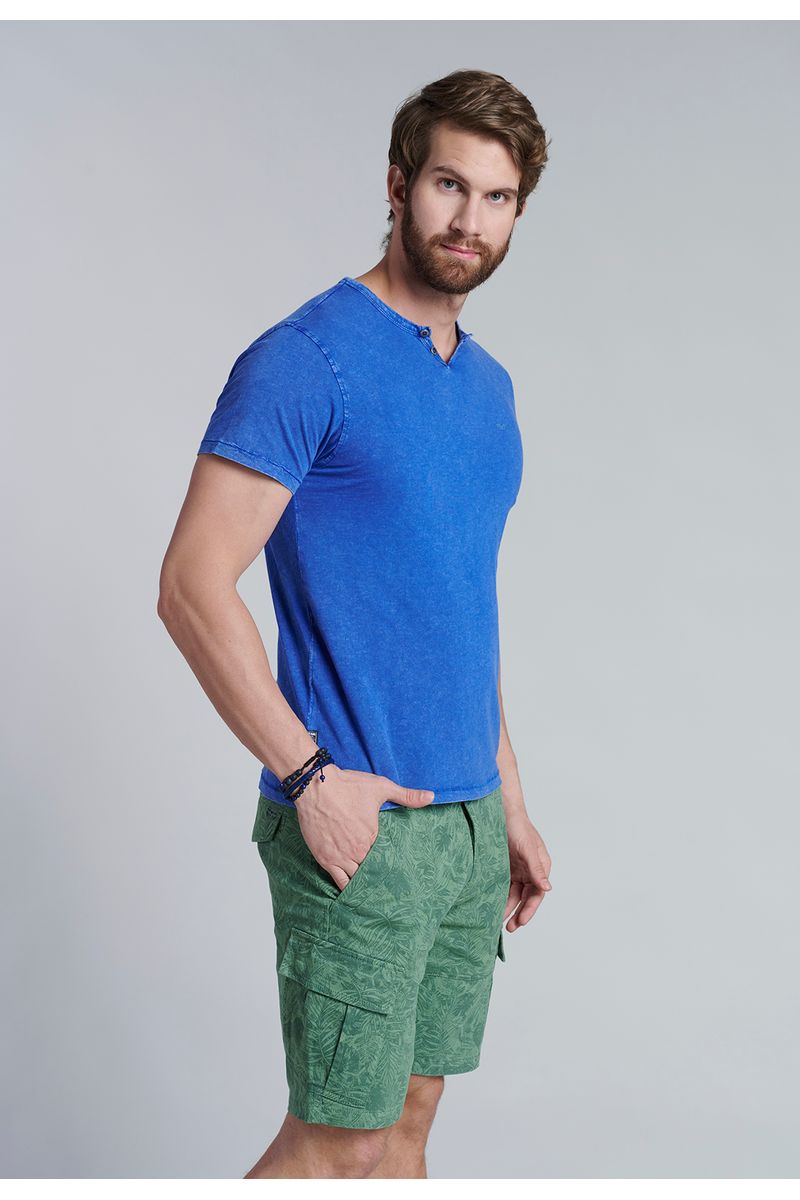 Polera Henley Oregon Lt. Blue