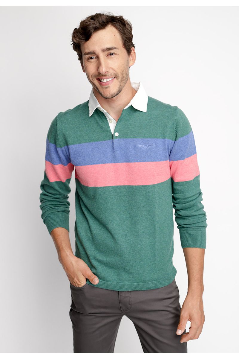 Polera Polo Tennessee Pine Melange