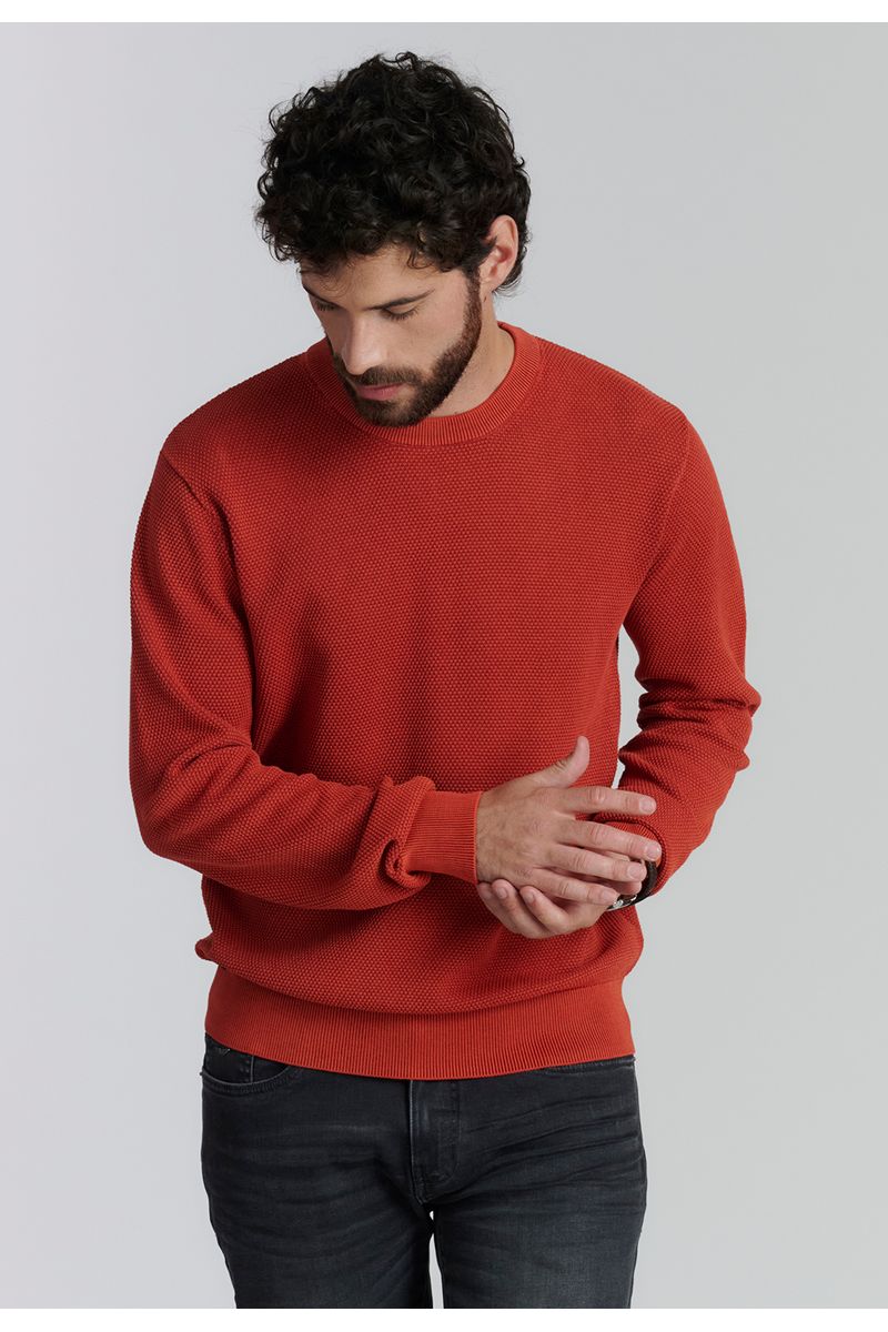 Sweater New York Fjs Brick