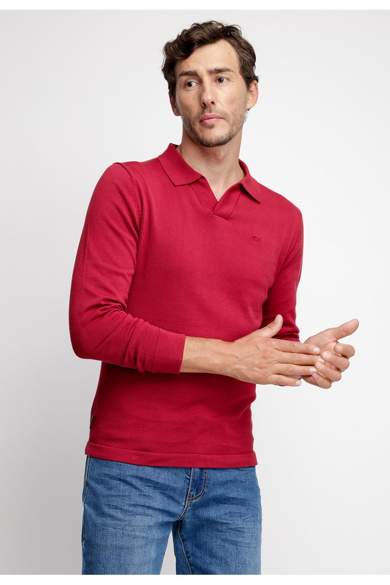 Polera Polo Pennsylvania Burgundy