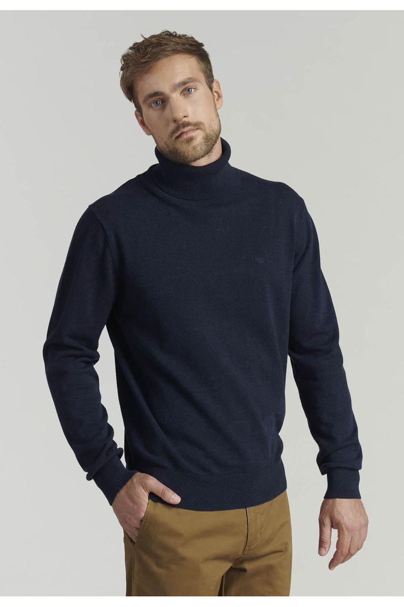 Sweater Turtle Neck F Smart Casual Navy