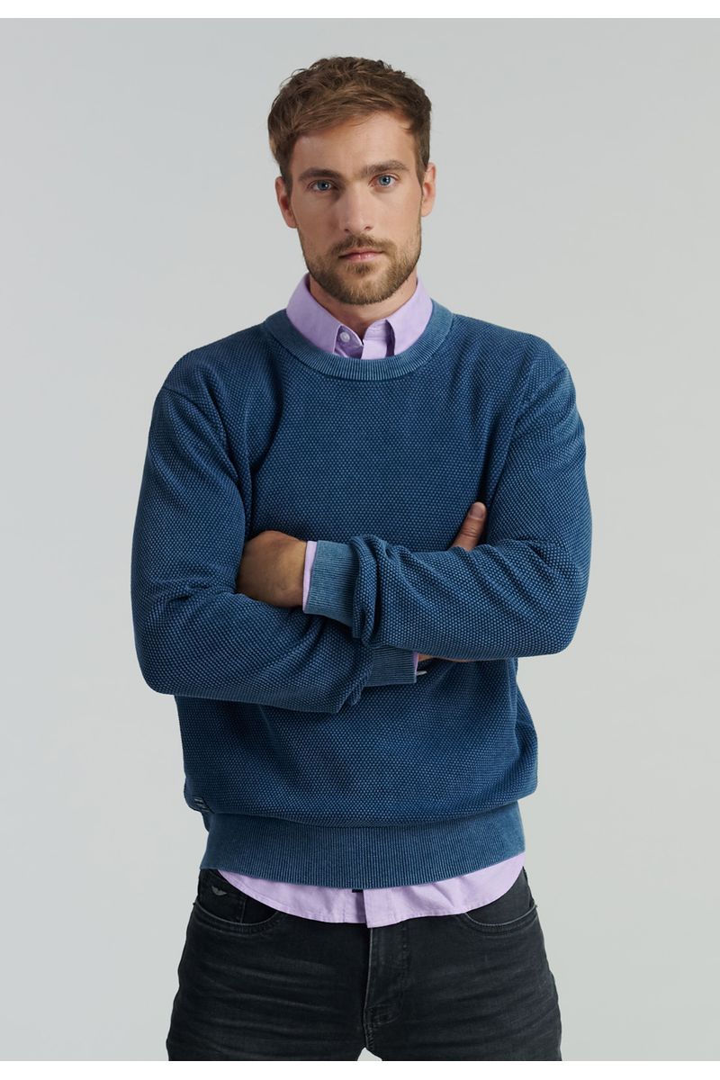 Sweater New York Fjs Navy