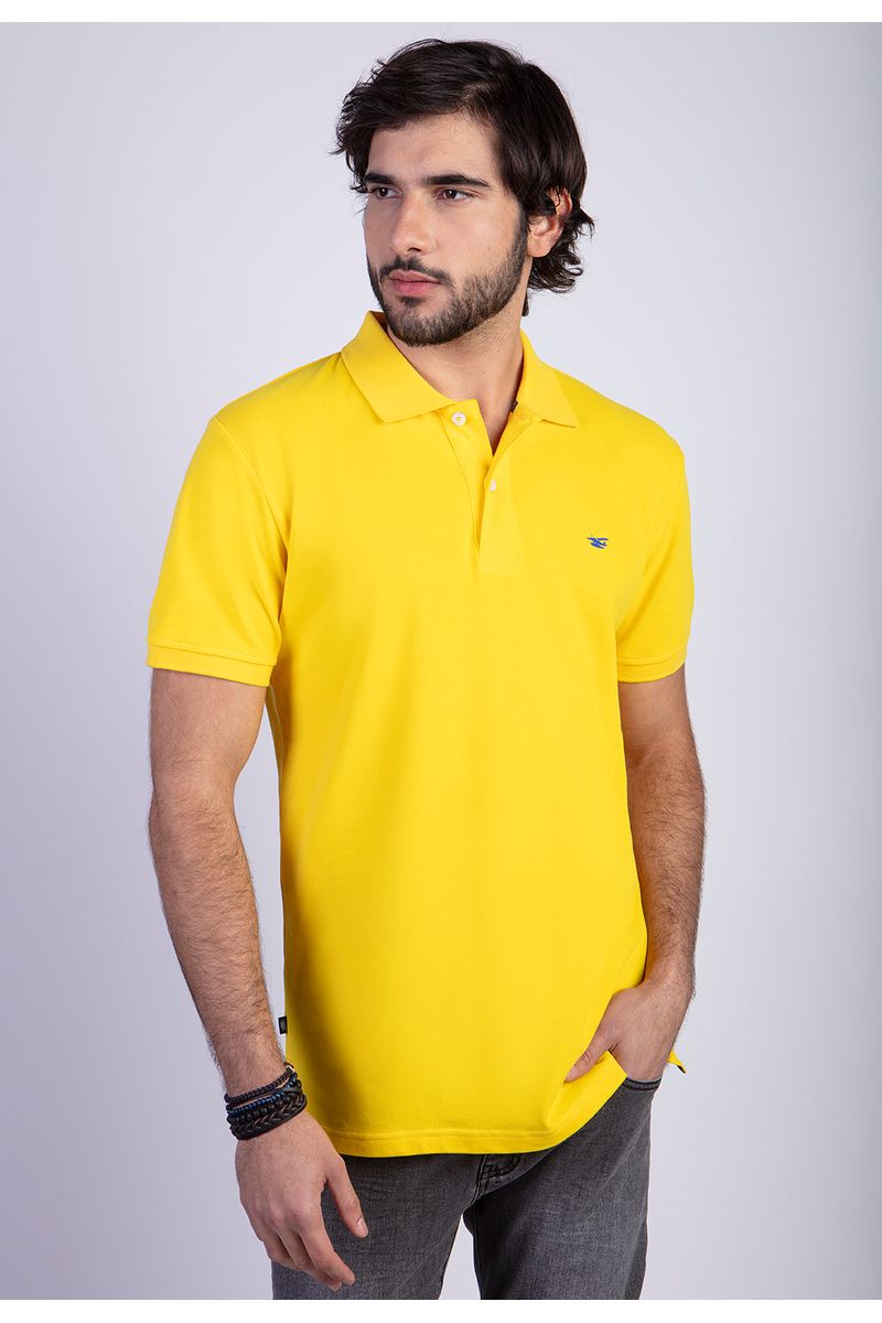 Polera Polo Básica Yellow