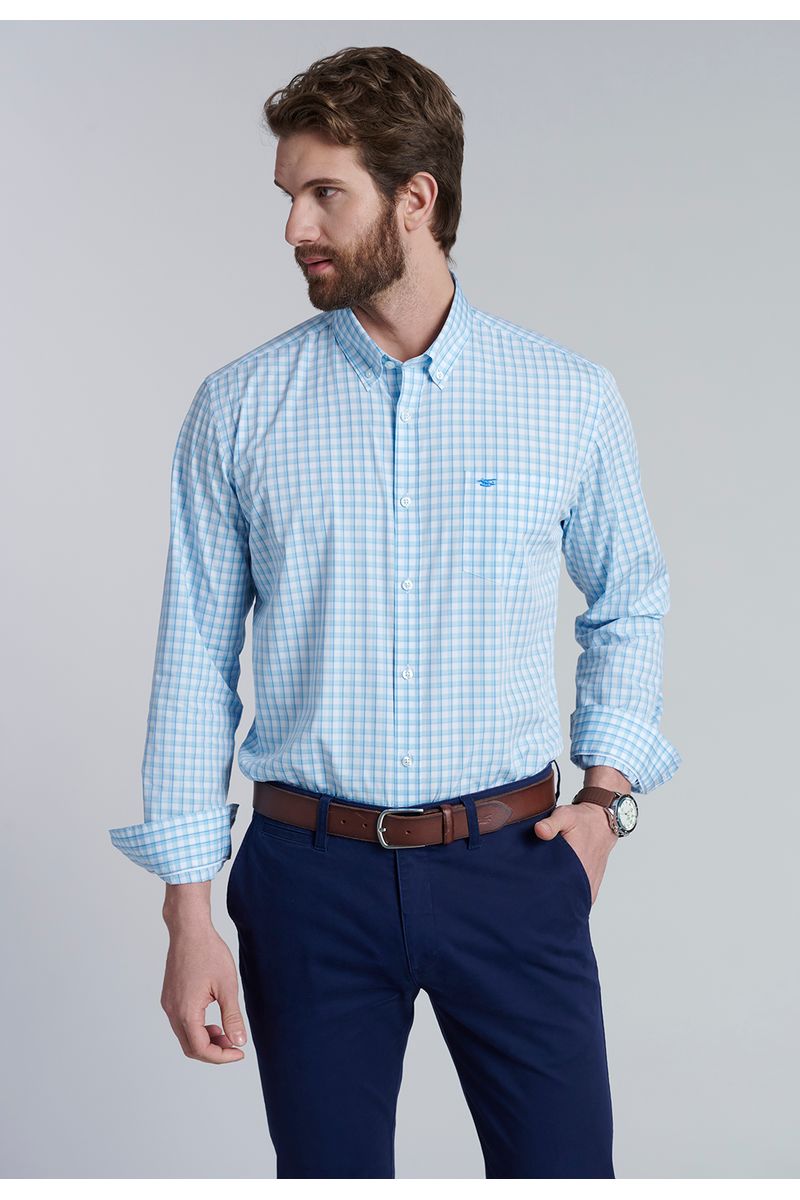 Camisa Check Bahamas Sc Blue