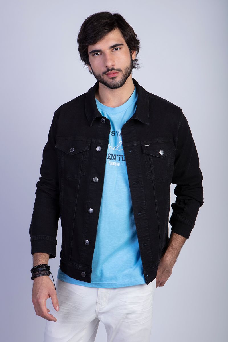 Chaqueta Basic Denimfj Black