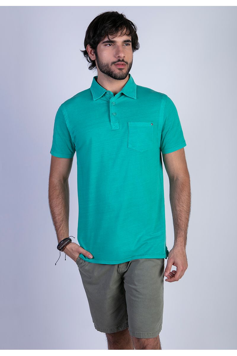 Polera Polo Lavada Orlando River