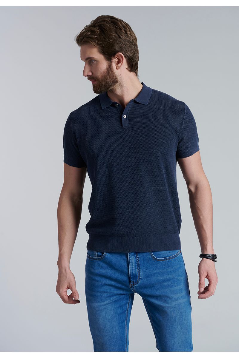 Polera Tejida Austin Navy