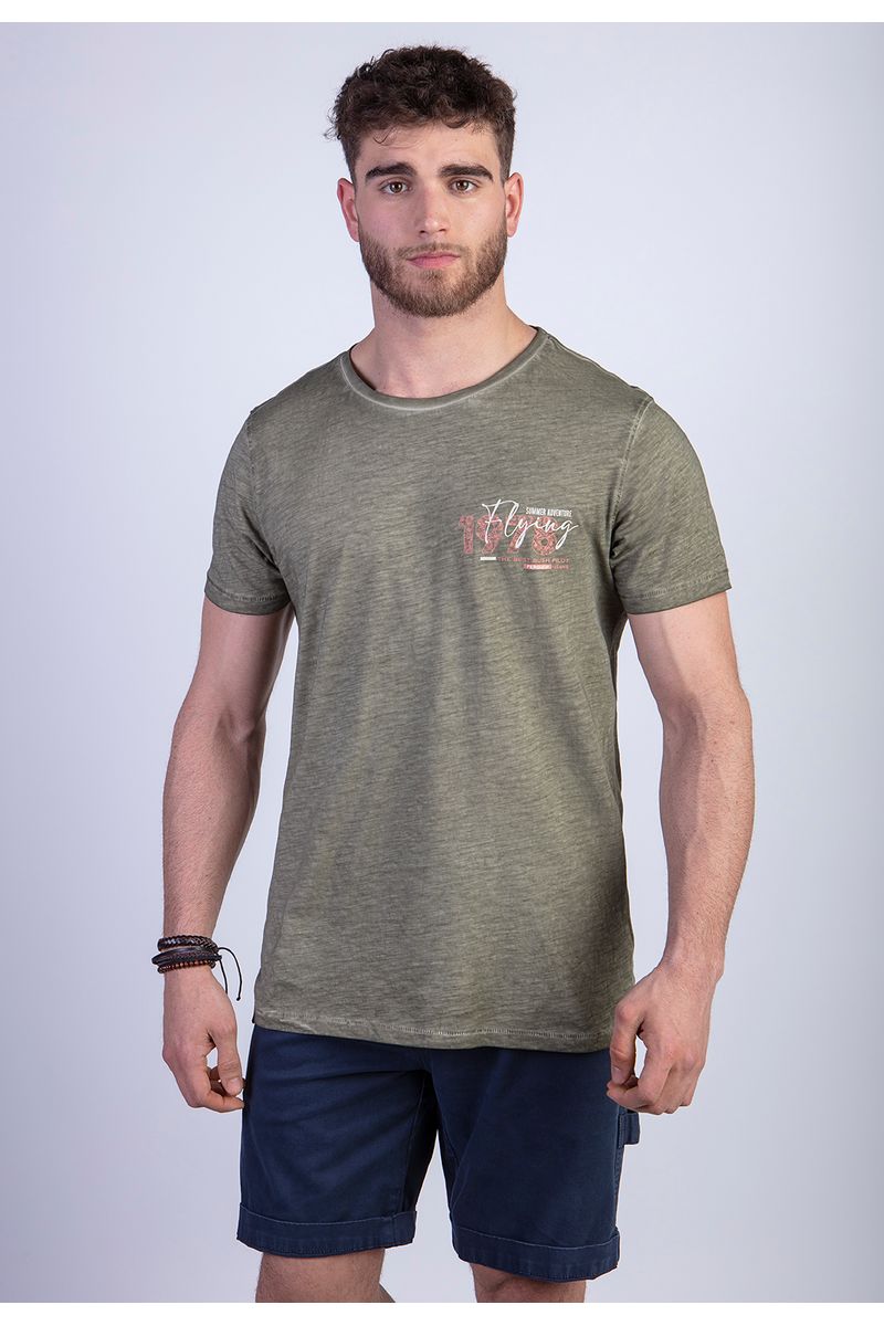 Polera Dirty Wash New York Military